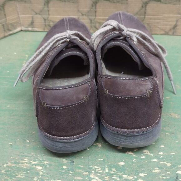 Clarks Wave Walk Womens Brown Leather Lace Up Comfort Shoes Size 8.5 - Picture 4 of 7